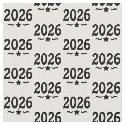 Graduation Star Class of 2026 Grad Stoff (Nahaufnahme)