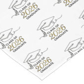 Graduation Table Runner / Camino de Mesa Kurzer Tischläufer (Ecke)