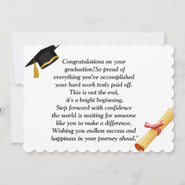  Graduation- Universal Design for all ages Einladung