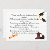  Graduation- Universal Design for all ages Einladung (Vorne/Hinten)