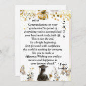  Graduation- Universal Design for all ages Einladung (Vorne/Hinten)