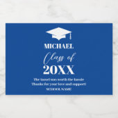 Graduation wine label schaumweinetikett (Einzelnes Label)