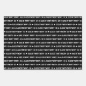 Graduation Wrapping Paper Set – Script “Graduate”  Geschenkpapier Set (Vorderseite 3)