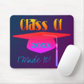 Graduationskappe und Tassel I machte es Niedlich Mousepad (Mit Mouse)