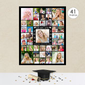 Graduationspartei 41 FotoCollage Personalisiert Poster