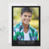 Graduationspartei Multi-Foto Einladung (Rückseite)