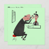 Graduationspartei oder Einladung des Optometristen (Vorne/Hinten)