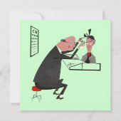 Graduationspartei oder Einladung des Optometristen (Vorderseite)