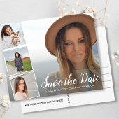 Graduationspartei Save the Date Grad FotoCollage Postkarte