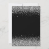 Graduationspartei Silver Black Class of 2024 Einladung (Rückseite)