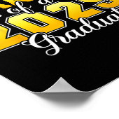 Graduationspartei stolz Großvater mit einer Cl von Poster (Ecke)