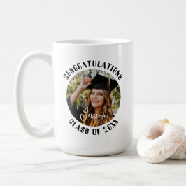 Graduationspartei Süßes Personalisiertes Foto und  Kaffeetasse