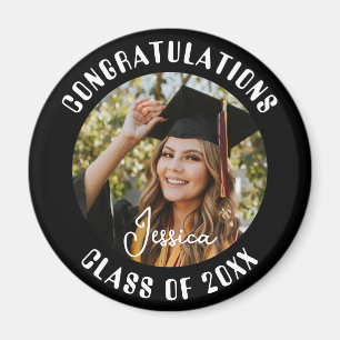 Graduationspartei Süßes Personalisiertes Foto und  Magnet