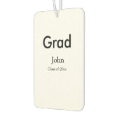 Graduiern Name Glückwunsch Datum Jahrestext Autolufterfrischer (Links)