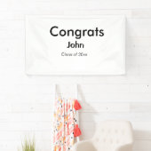 Graduiern Name Glückwunsch Datum Jahrestext Banner (Insitu)
