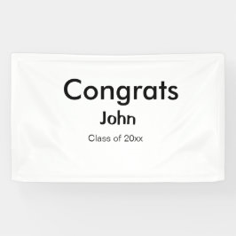 Graduiern Name Glückwunsch Datum Jahrestext Banner