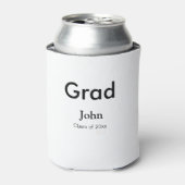 Graduiern Name Glückwunsch Datum Jahrestext Dosenkühler (Kanne Vorderseite)