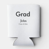 Graduiern Name Glückwunsch Datum Jahrestext Dosenkühler (Rückseite)