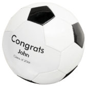 Graduiern Name Glückwunsch Datum Jahrestext Fußball (Dreiviertel)