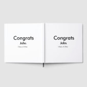 Graduiern Name Glückwunsch Datum Jahrestext Gästebuch (Voll)