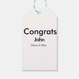 Graduiern Name Glückwunsch Datum Jahrestext Geschenkanhänger