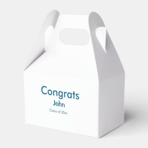 Graduiern Name Glückwunsch Datum Jahrestext Geschenkschachtel