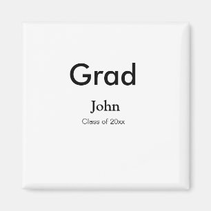 Graduiern Name Glückwunsch Datum Jahrestext Magnet