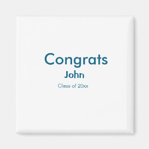Graduiern Name Glückwunsch Datum Jahrestext Magnet