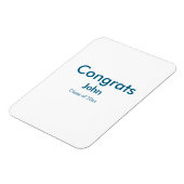 Graduiern Name Glückwunsch Datum Jahrestext Magnet (Linke Seite)