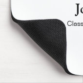 Graduiern Name Glückwunsch Datum Jahrestext Mousepad (Ecke)