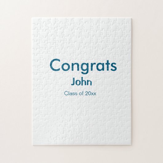 Graduiern Name Glückwunsch Datum Jahrestext Puzzle (Vertikal)