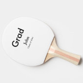 Graduiern Name Glückwunsch Datum Jahrestext Tischtennis Schläger (Seitenansicht)
