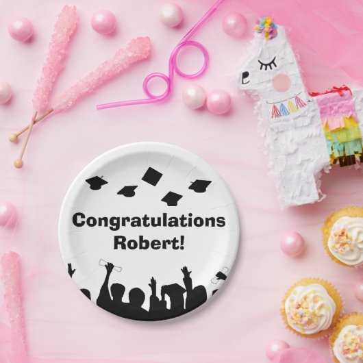 "Graduiert" PapierTeller (Party)