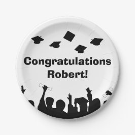 "Graduiert" PapierTeller