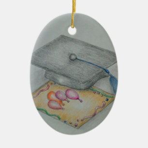graduierte Einladung Keramikornament