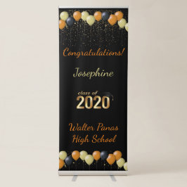 Graduierte Glückwünsche Ausziehbarer Banner