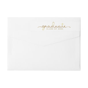 Graduierte Hand beschriftetes Gold Script