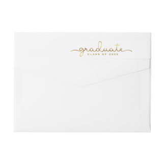 Graduierte Hand beschriftetes Gold Script