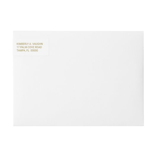 Graduierte Hand beschriftetes Gold Script (Vorderseite)