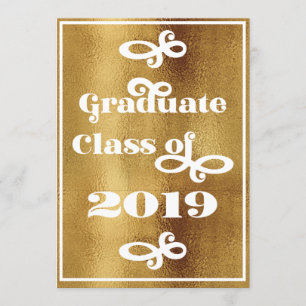 Graduierte Klasse des Retro Party des Einladung