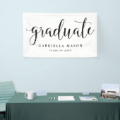 Graduierte schwarze kundenspezifische banner (Messeveranstaltung)