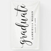 Graduierte schwarze kundenspezifische banner (Vertikal)