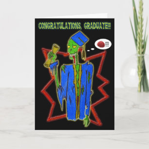 graduierte Zombiekarte Karte