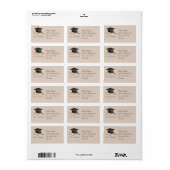 Graduiertenadresse Adressaufkleber (Vorne)