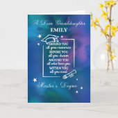 Graduiertenangebot zum Abschluss Karte (Gelbe Blume)