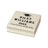 Graduiertencap Graduiertenname Jahr Uni Gummistempel (Stempel)