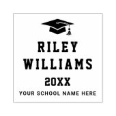 Graduiertencap Graduiertenname Jahr Uni Gummistempel (Prägung)