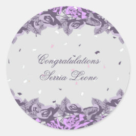 Graduiertenfeiern Runder Aufkleber