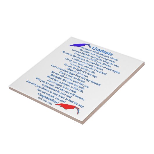 Graduiertengedicht Fliese (Seite)