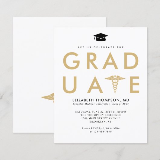 Graduiertengruppe für Medical School (Vorne/Hinten)